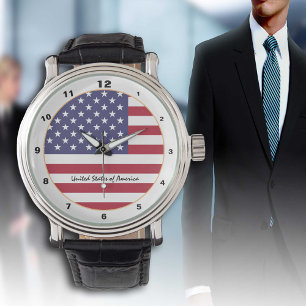 Montre American Flag & United States mode USA/design