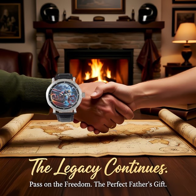 Montre American Ride, Moonlit Horizon Watch. (Créateur téléchargé)