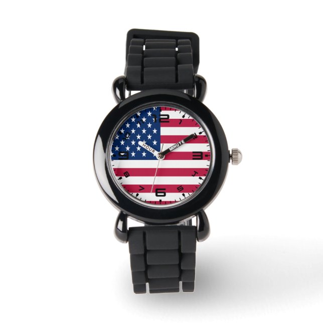 Montre American USA Flag Pride Design-76353 (Recto)
