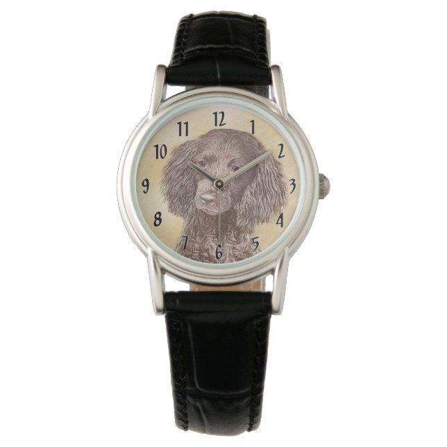 Montre American Water Spaniel Peinture - Original Dog Art (devant)