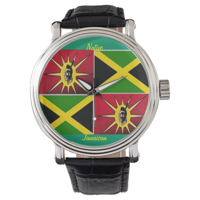 Montre amérique-jamaïcaine (devant)