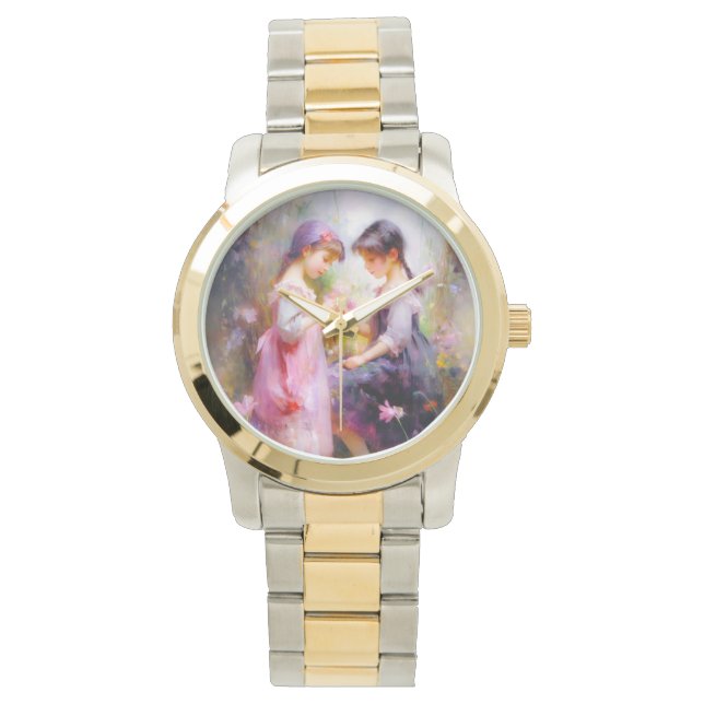 Montre Amis et fleurs (devant)