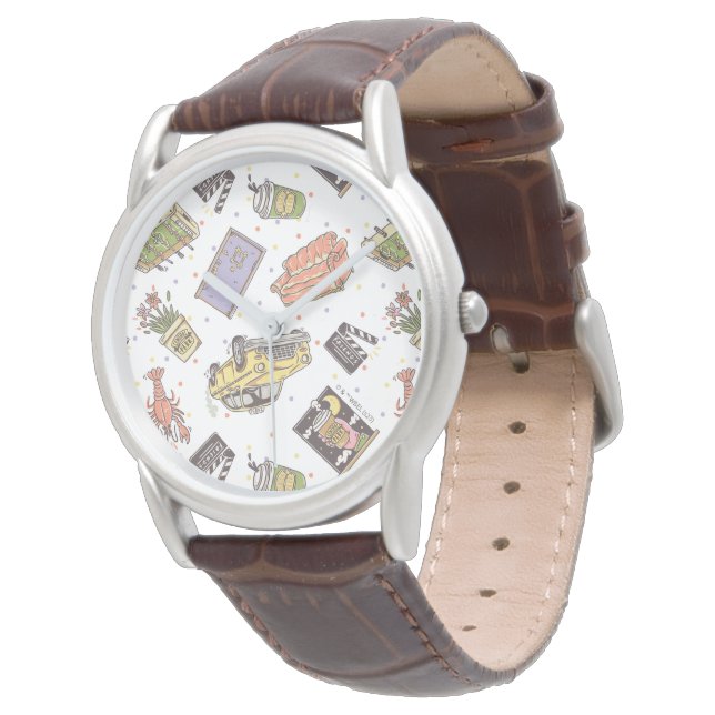 Montre AMIS™ | Motif d'icône Poka Dot (Incliné)