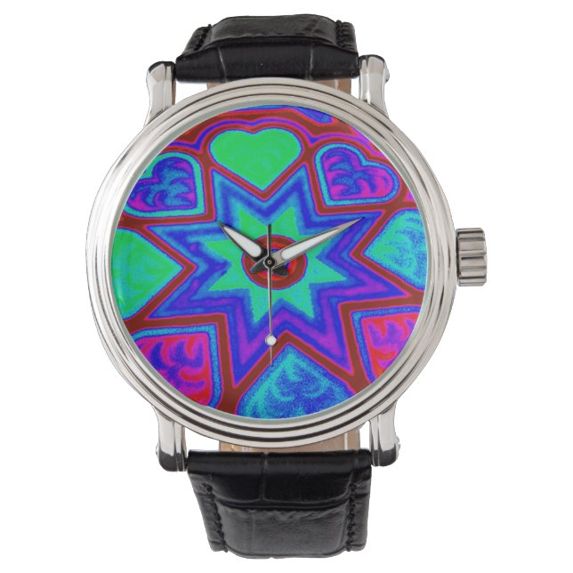 Montre 'Amour coloré' (devant)
