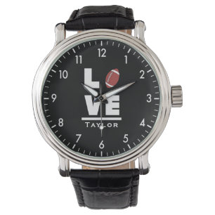 Montre Amour Et Vivre Américain Fan De Football