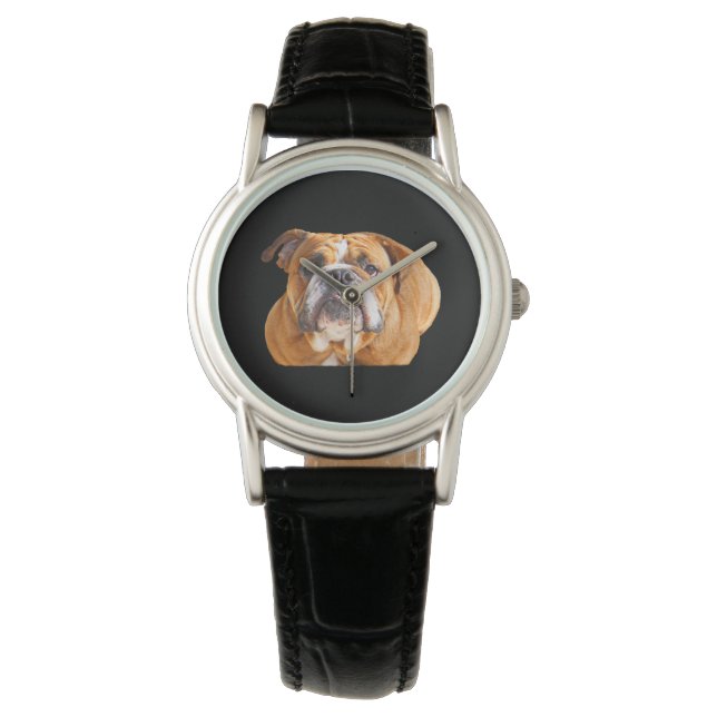 Montre Amour Français Bulldog Chien visage - Mascotte Bro (devant)