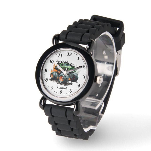 Montre Amoureux de gros camions cool (Angle)