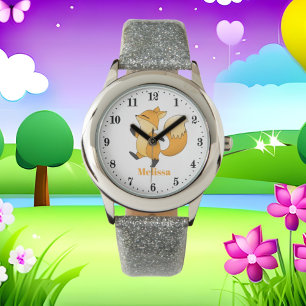 Montre amoureux des animaux de renard