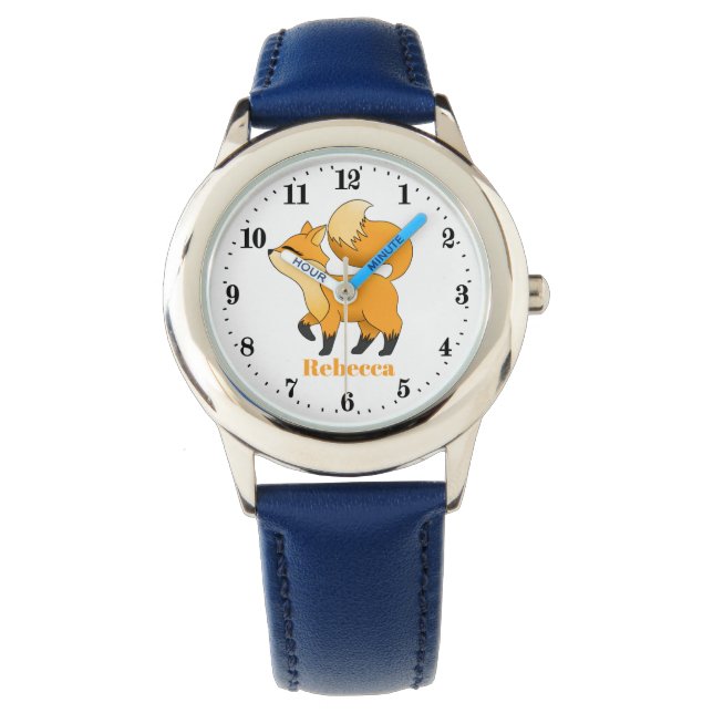 Montre amoureux des animaux de renard mignon (devant)