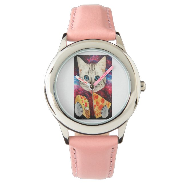 Montre Amoureux des chats Enfant Watch cadeau d'anniversa (devant)