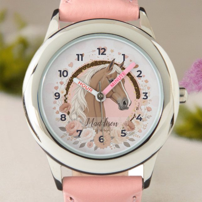 Montre Amoureux des chevaux Haflinger  (Celebrate in style with this charming birthday invitation featuring a beautiful horse design. 
)