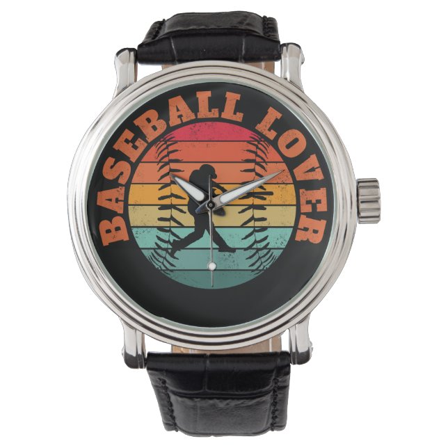 Montre Amoureux du baseball (devant)