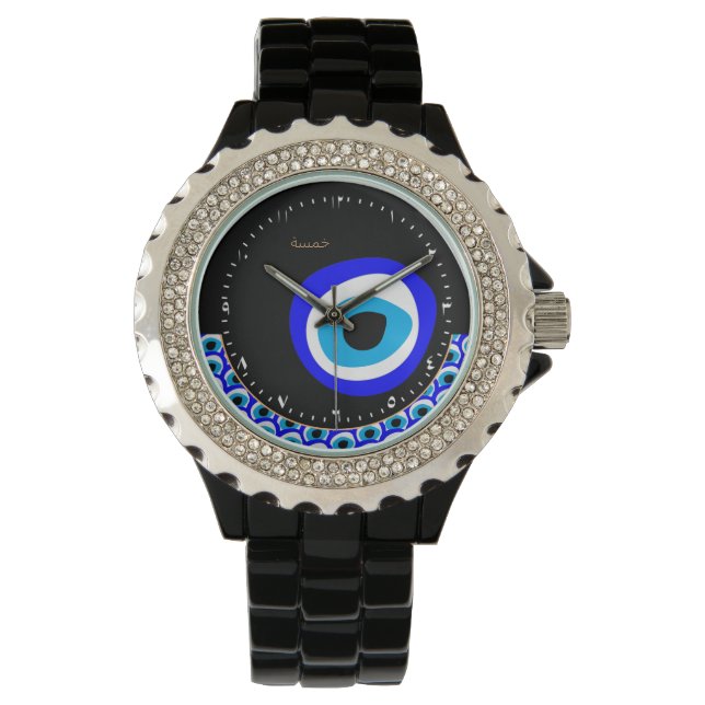 Montre Amulet & Evil Eye Talisman, turc / arabe (devant)