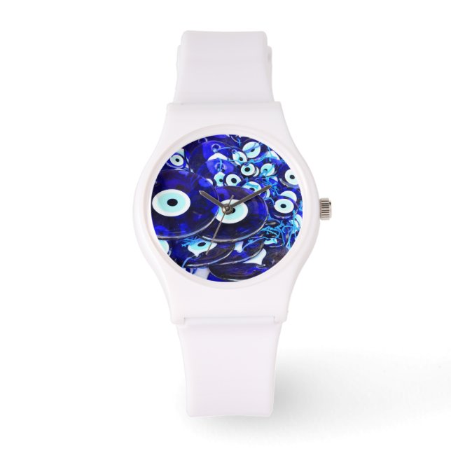 Montre Amulettes d'yeux bleues (Recto)