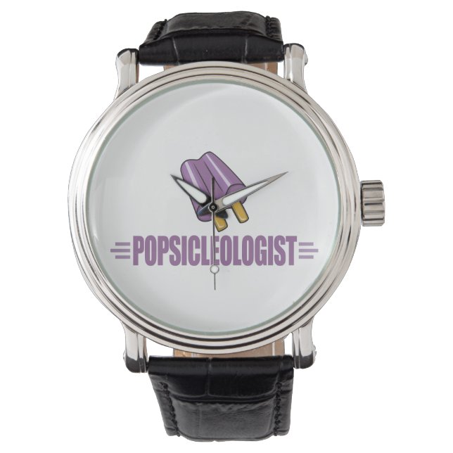 Montre Amusant Popsicle de raisin (devant)