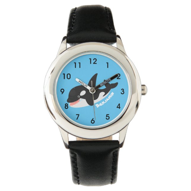 Montre Amusante baleine orque mignonne dessin animé (devant)