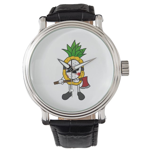 Montre Ananas d'Halloween (devant)