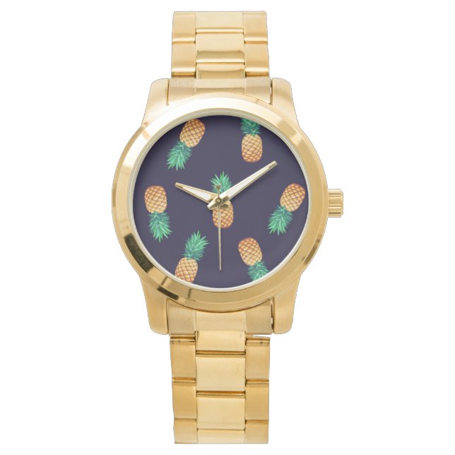 Montre Ananas Sur Marine (devant)