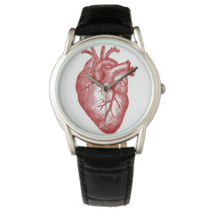 Montre Anatomie vintage de coeur