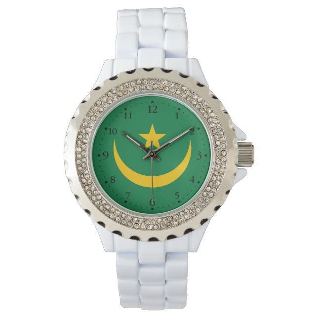 Montre Ancien drapeau de Mauritanie (devant)