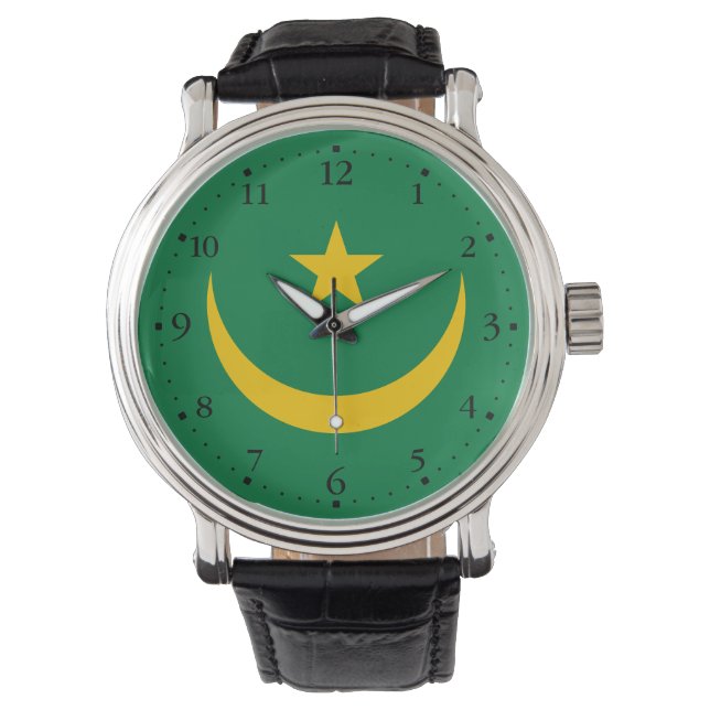 Montre Ancien drapeau de Mauritanie (devant)