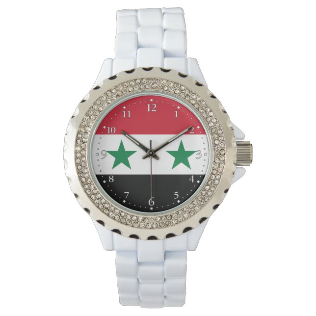 Montre Ancien drapeau de Syrie (devant)