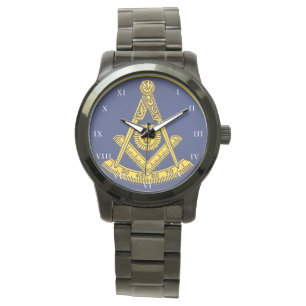 Montre Ancien Maître Freemason Carré et Compass Masonic
