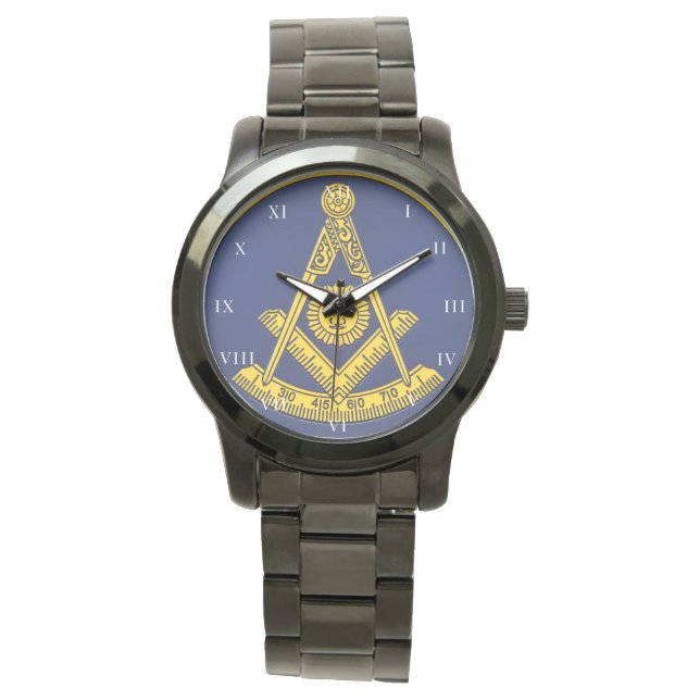 Montre Ancien Maître Freemason Carré et Compass Masonic (devant)