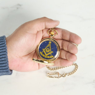 Montre Ancien Maître Freemason Carré et Compass Masonic