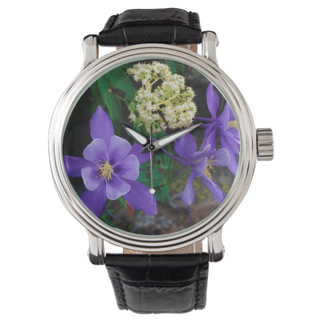 Montre Ancolies Mutantes Fleurs Sauvages (devant)