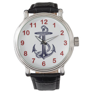 Montre Ancre bleue marine