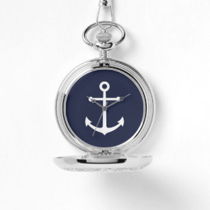 Montre Ancre bleue marine