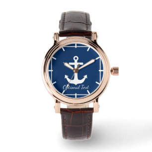 Montre Ancre dans le cadre de corde Nautique
