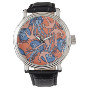 Montre Ancre Et Motif De Méduse