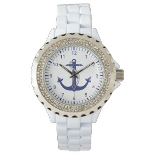 Montre Ancre marine Bleu