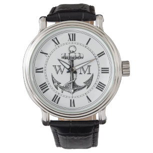Montre Ancre, Monogramme nautique