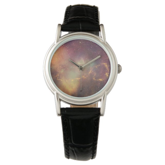 Montre Andromède galaxie laiteuse façon cosmos univers (devant)