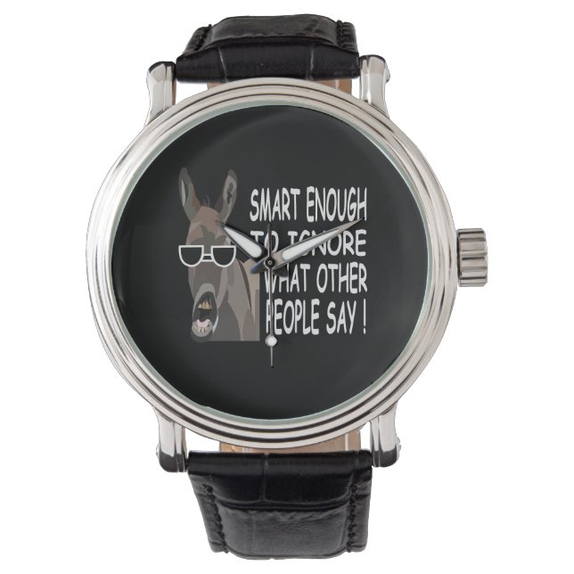 Montre Âne Intelligent Cool (devant)