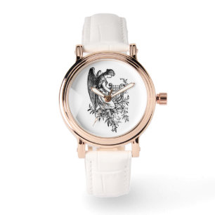 Montre Ange avec l'harpe et la Flora
