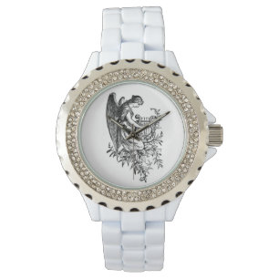 Montre Ange avec l'harpe et la Flora