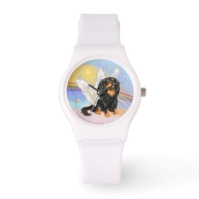 Montre Ange cavalier (noir/bronzé)-(R) (Recto)