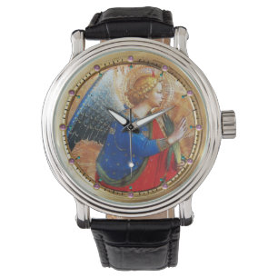MONTRE ANGE EN ROUGE OR ET BLEU