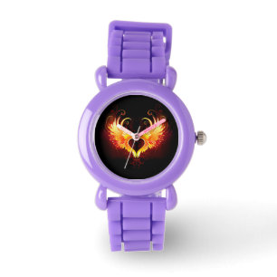 Montre Angel Fire Heart with Wings