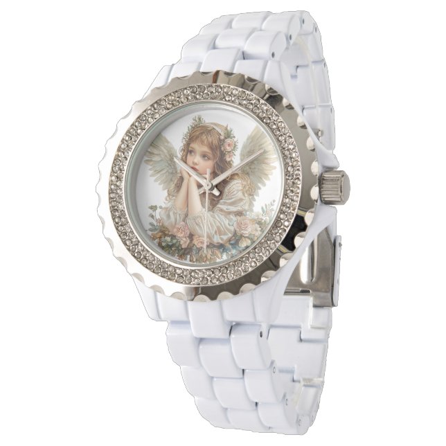 Montre Angel mignon / Cherub / Angel gardien (Incliné)