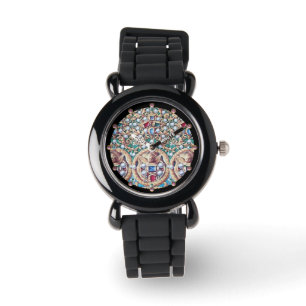 MONTRE ANGELS AUX BIJOUX ANCIENS, PIERRES, PERLES