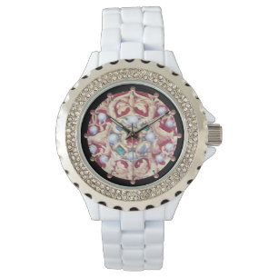 MONTRE ANGES AVEC LES BIJOUX ANTIQUES, PIERRES GEMMES,