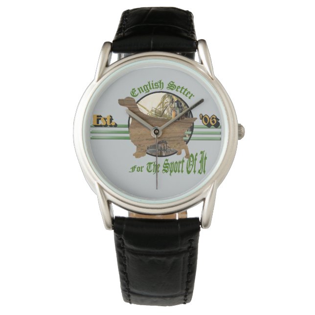 Montre Anglais Setter Sport De Ses Cadeaux (devant)