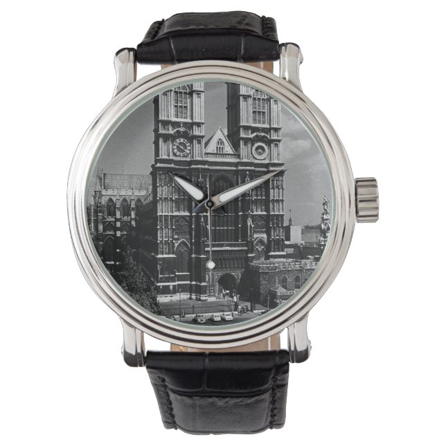 Montre Angleterre vintage Abbaye de Westminster (devant)