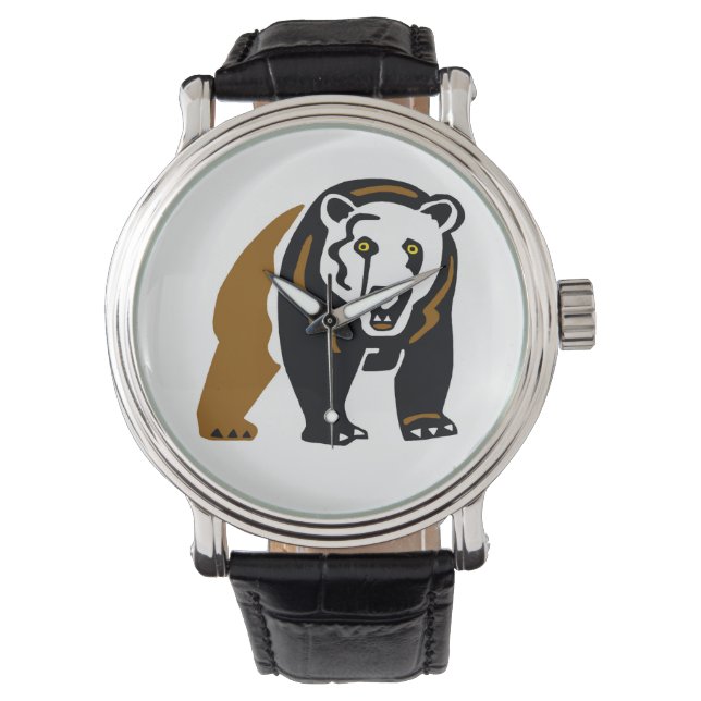 Montre Animal en voie de disparition - Ours GRIZZLY - Fau (devant)