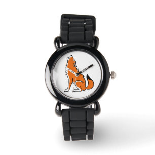 Montre Animal en voie de disparition - WOLF rouge - Guerr
